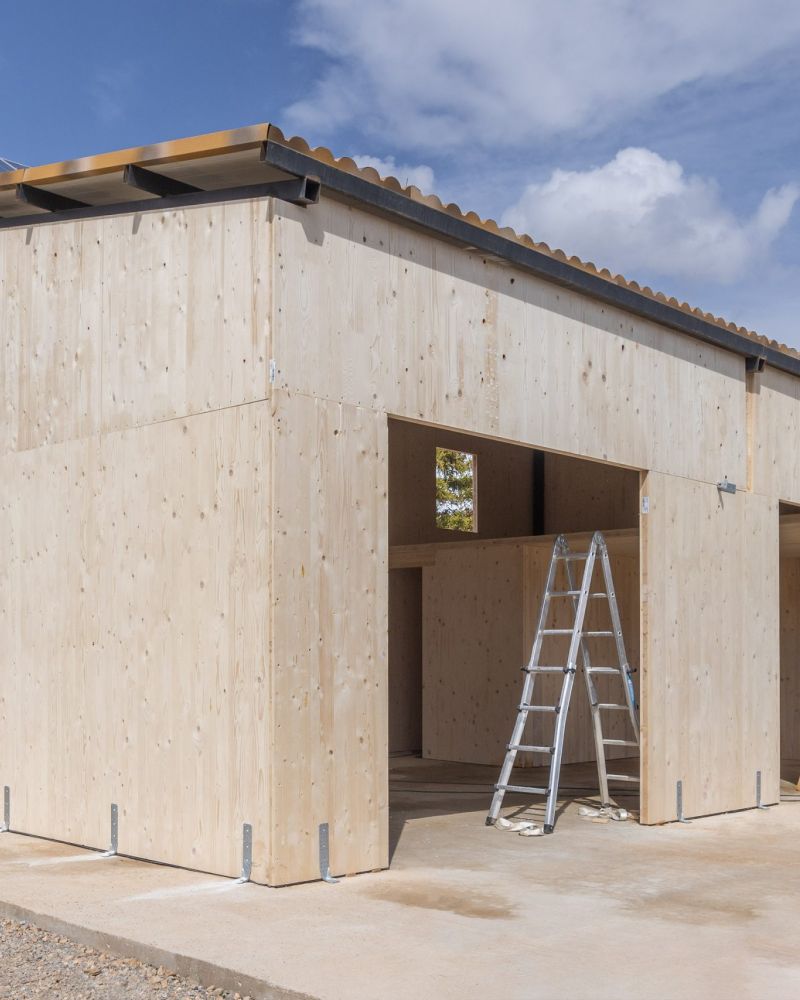 Prosismad - foto de estructura de madera